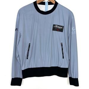 LPGA Mint Grey Sponsored Long Sleeve Golf Athletic Pullover Size Small